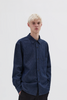 SPORTIVO STORE_Basic Shirt Cotton Linen Denim Indigo