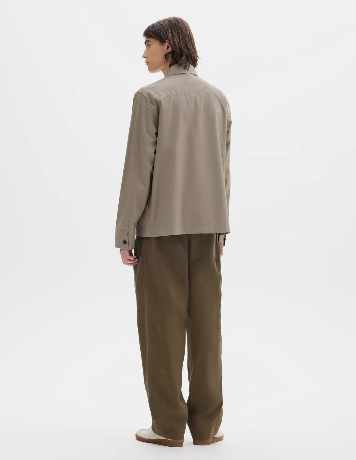 Boxy Overshirt Crisp Cotton Poplin Mouse_3