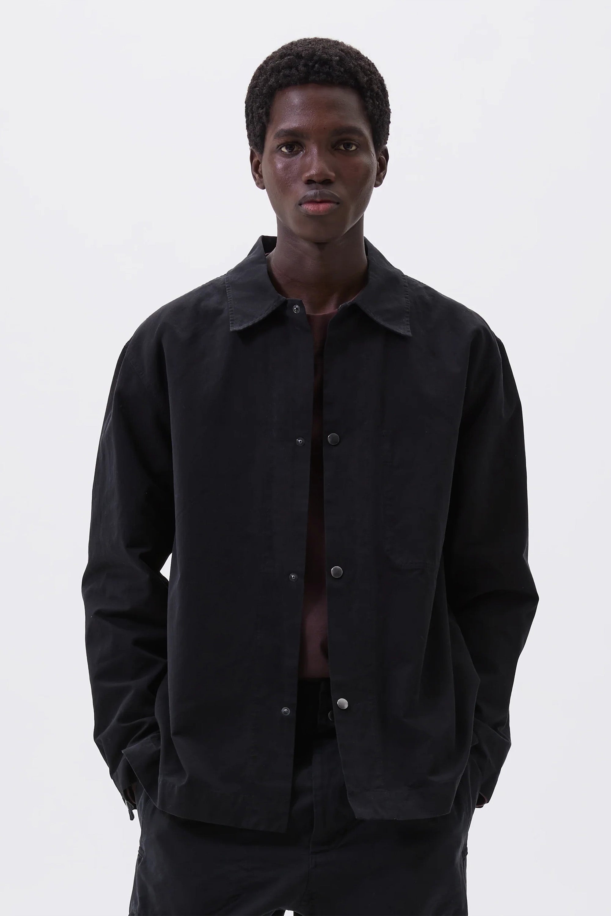 Chore Shirt Double Twisted Cotton Canvas Black