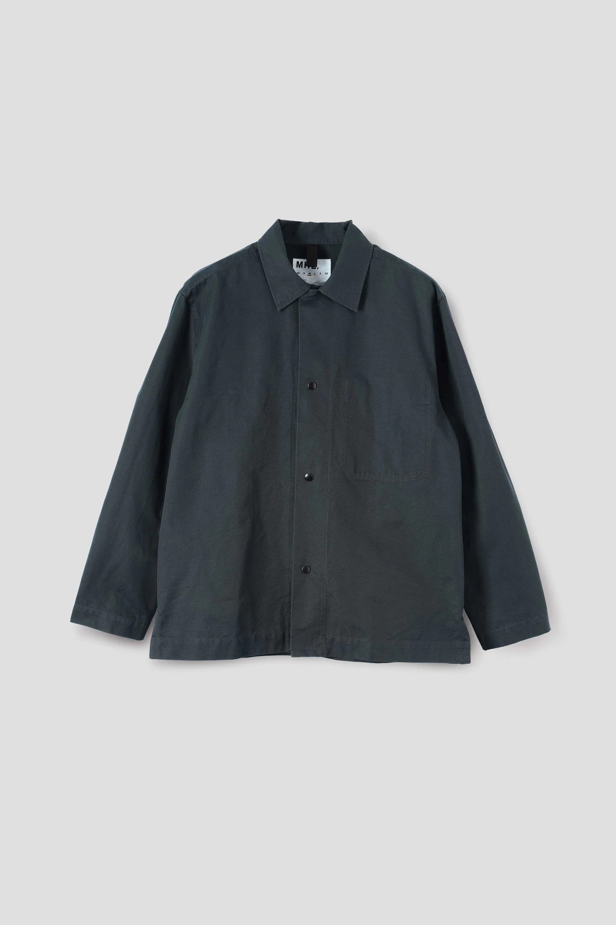 Chore Shirt Double Twisted Cotton Canvas Petrol_4