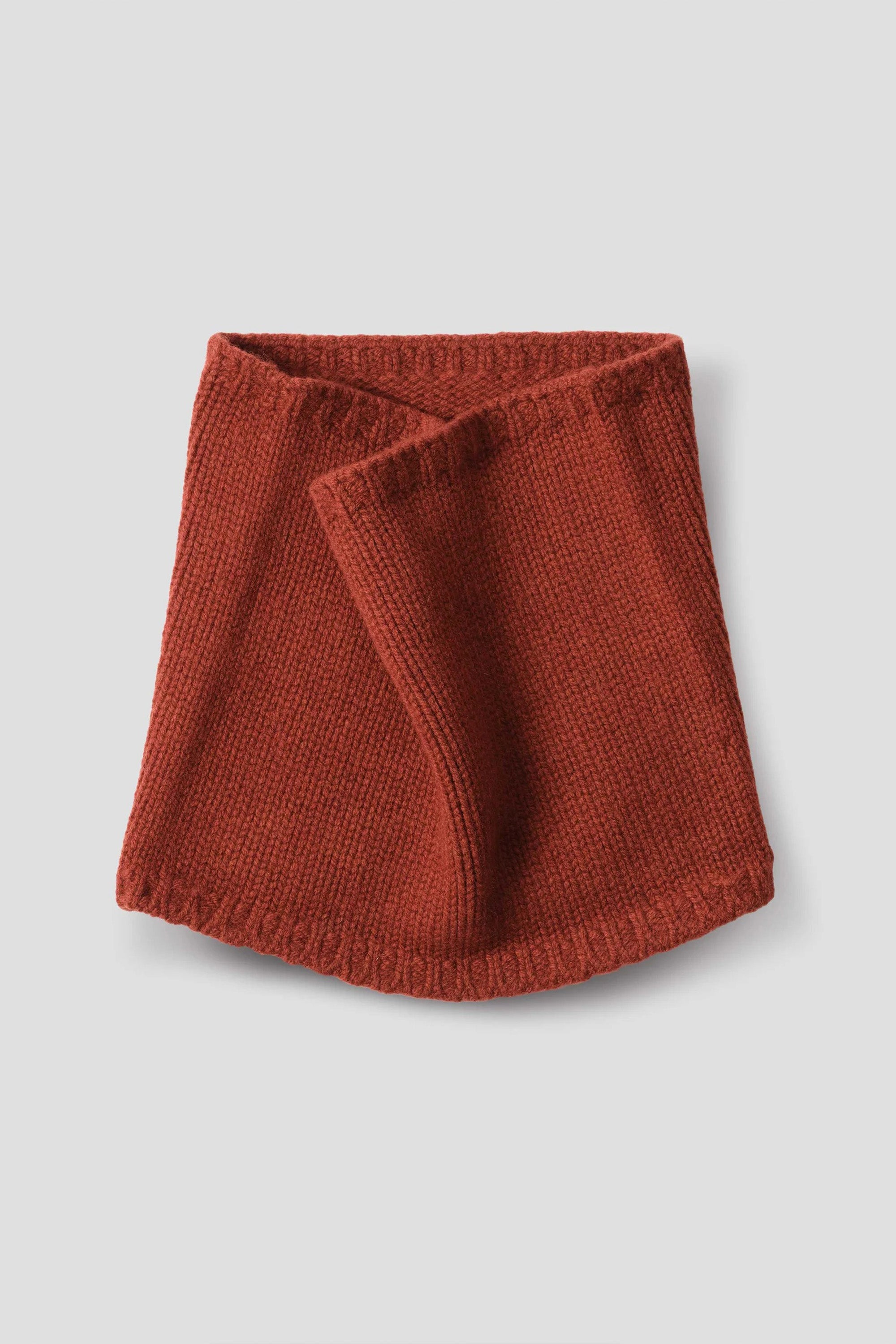 Chunky Neckwarmer Merino Cashmere Paprika_1