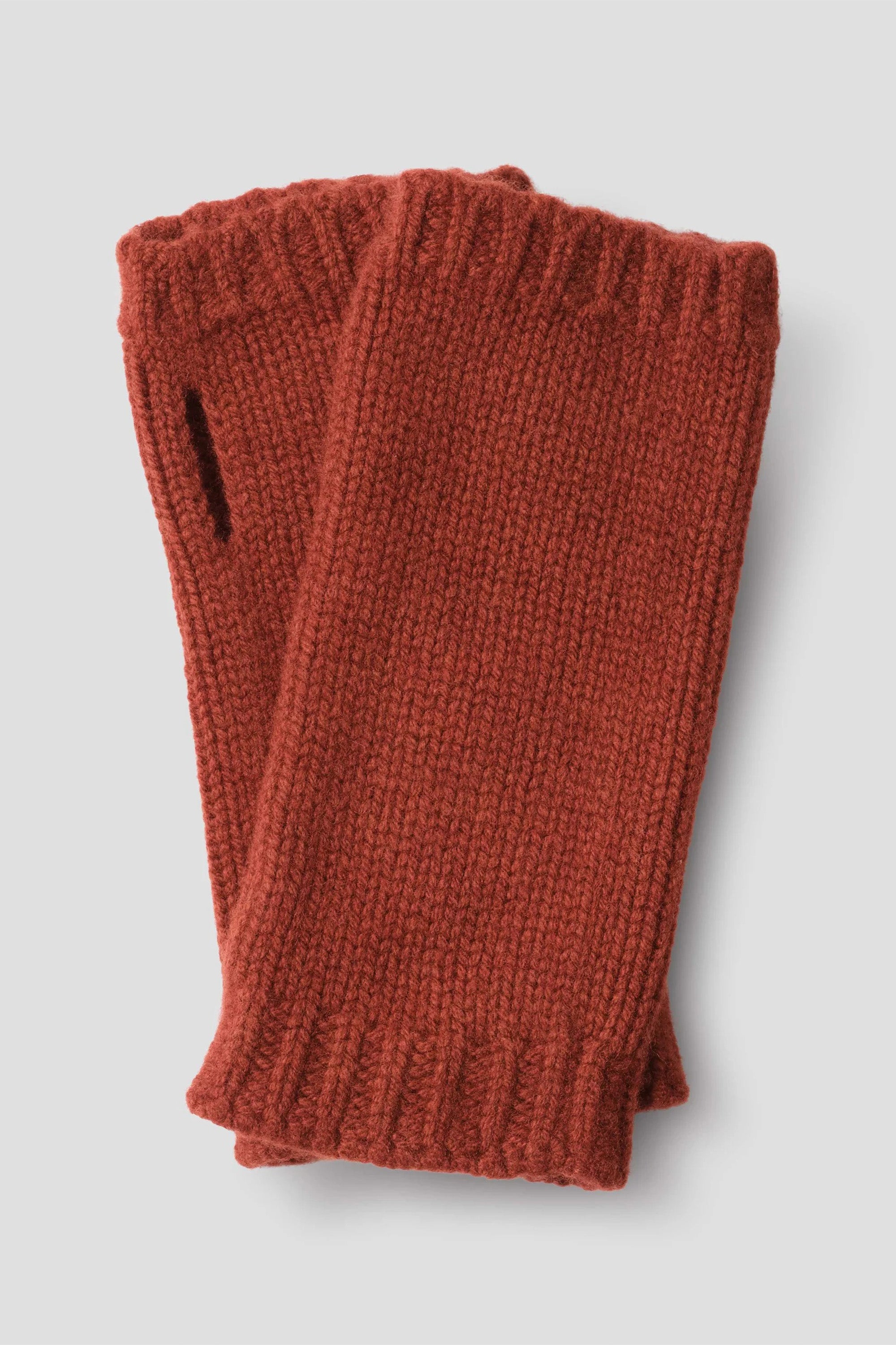 Chunky Wristwarmer Merino Cashmere Paprika