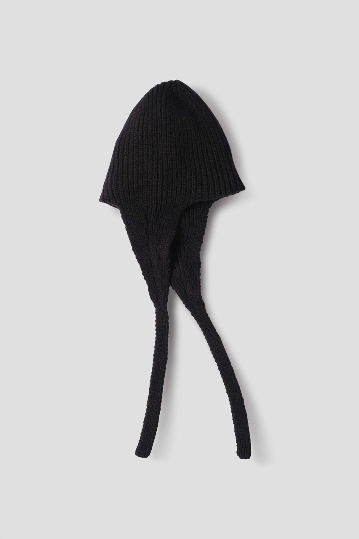 Ear Flat Hat Soft Spun Wool Black_2