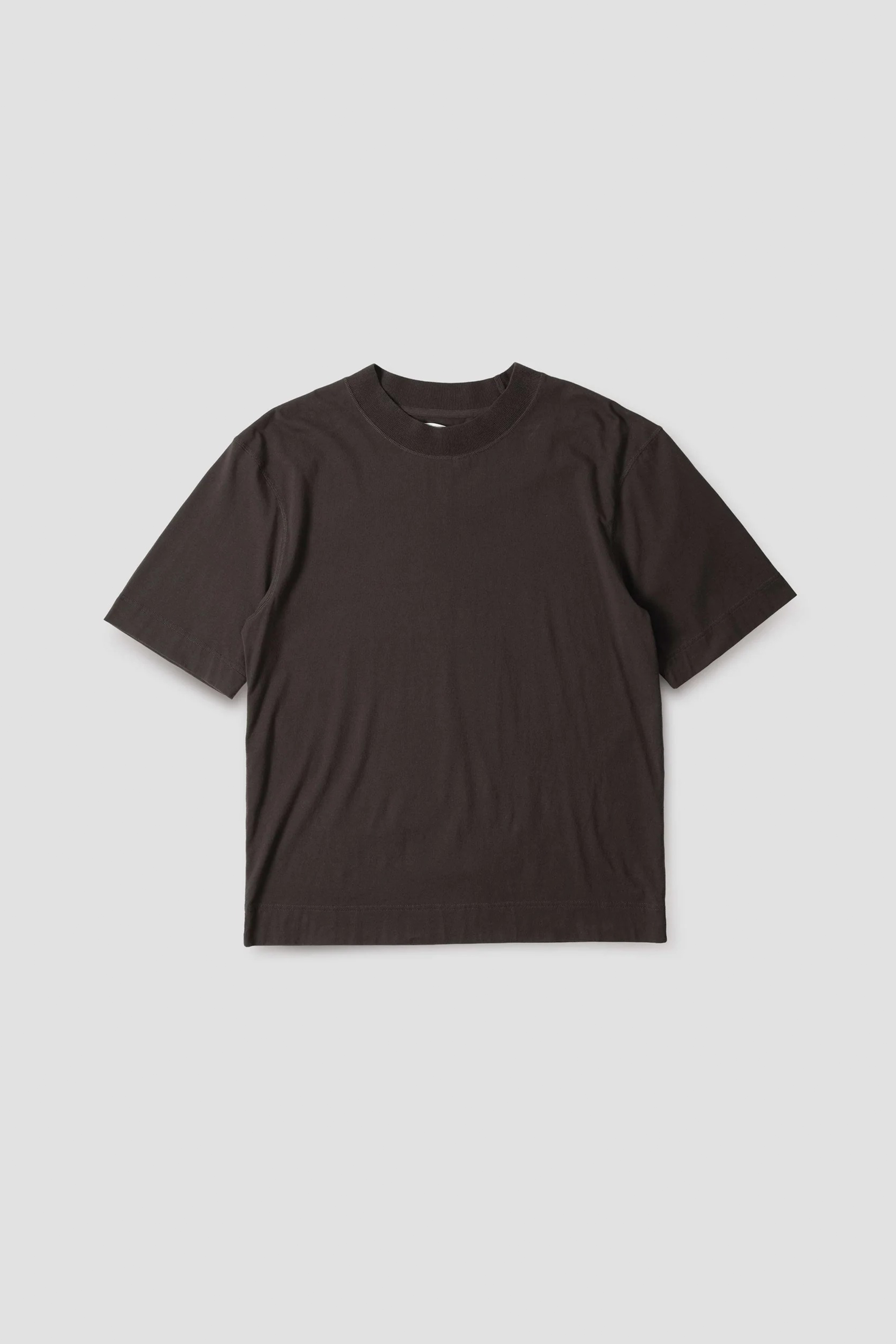 Flatlock Crew Dry Cotton Jersey Mahogany_1