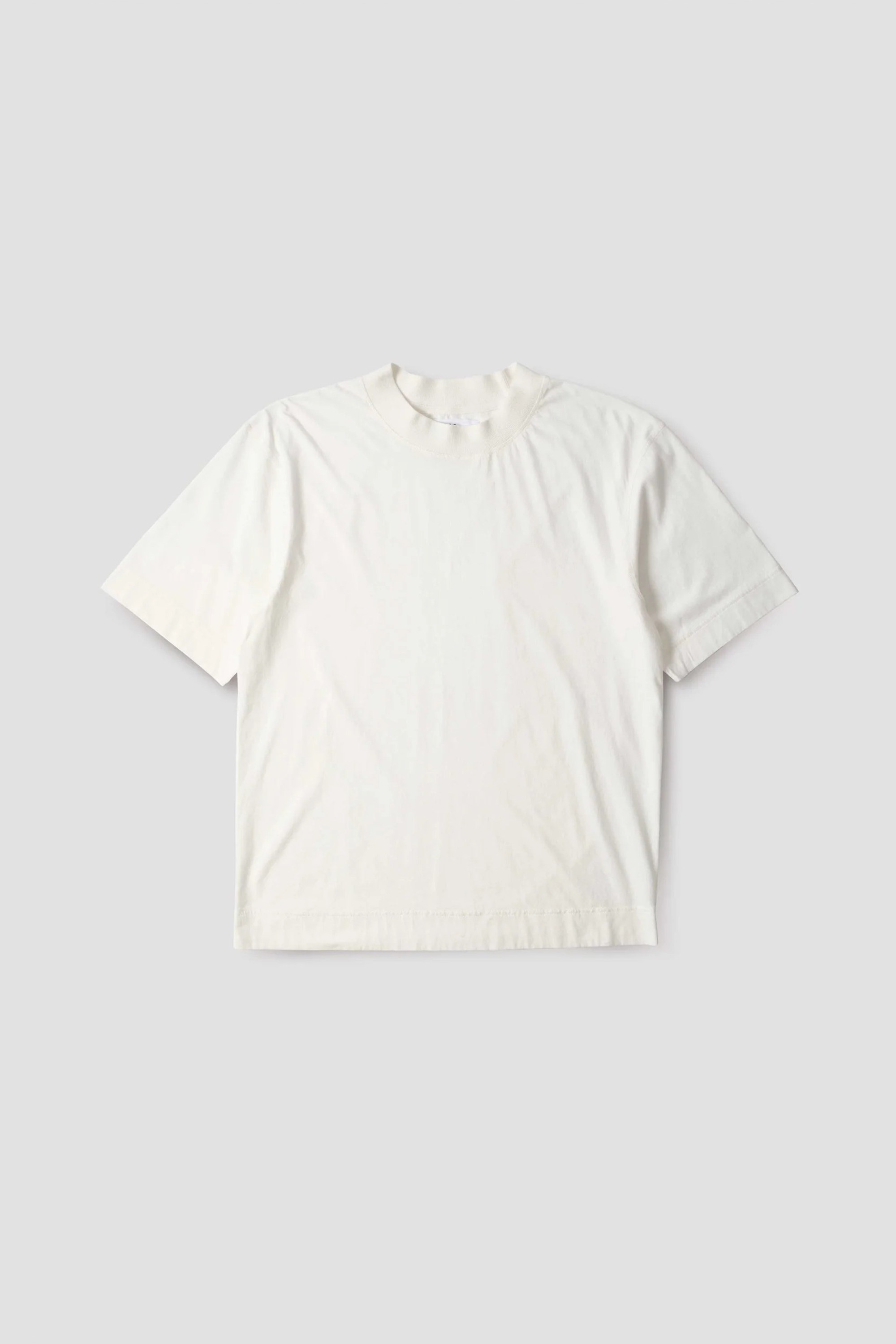 Flatlock Crew Dry Cotton Jersey Off White_4