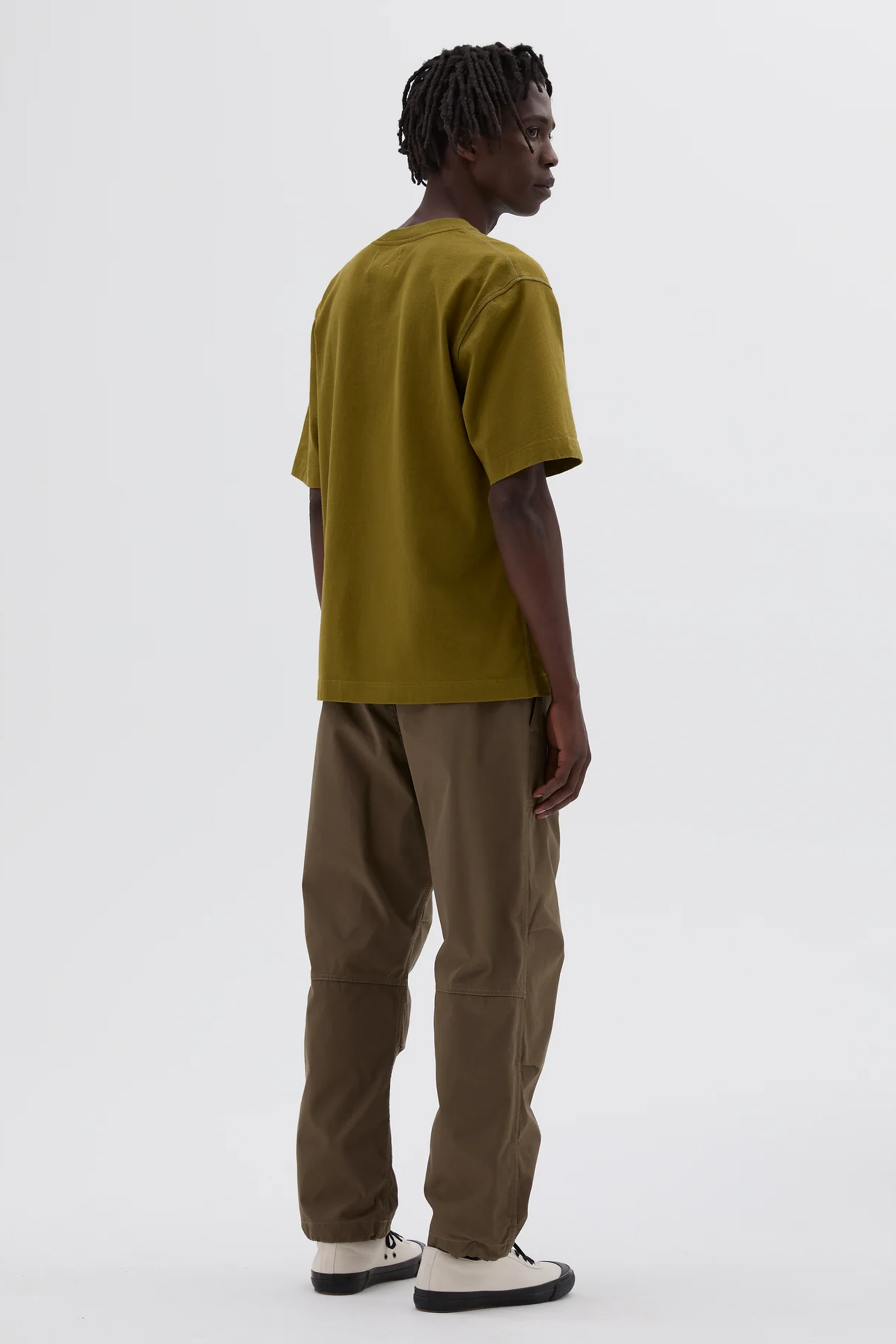 SPORTIVO [Flatlock crew dry handle jersey lichen]