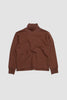 SPORTIVO STORE_High Neck Sweatshirt Dry Loopback Jersey Chestnut
