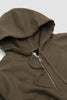 SPORTIVO STORE_Hoodie Dry Loopback Jersey Olive Leaf_3