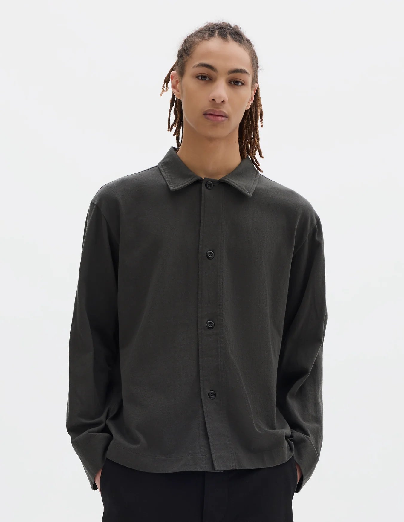 Jersey Shirt Heavy Cotton Jersey Pewter