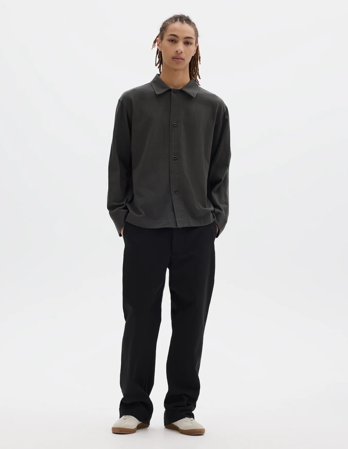 Jersey Shirt Heavy Cotton Jersey Pewter