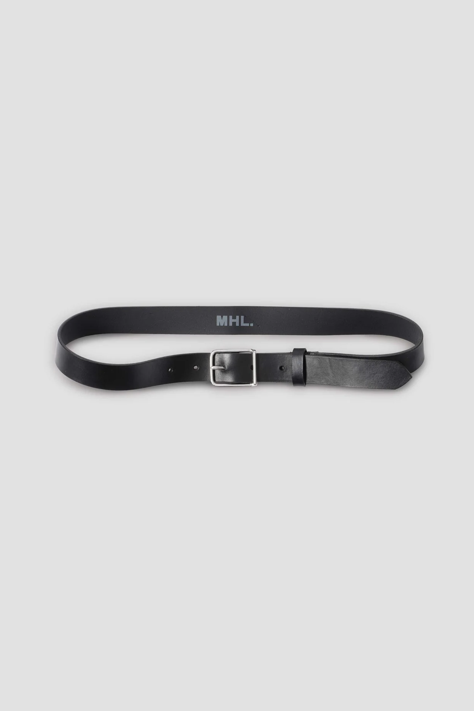 Keeper Buckle Belt Leather Black_1