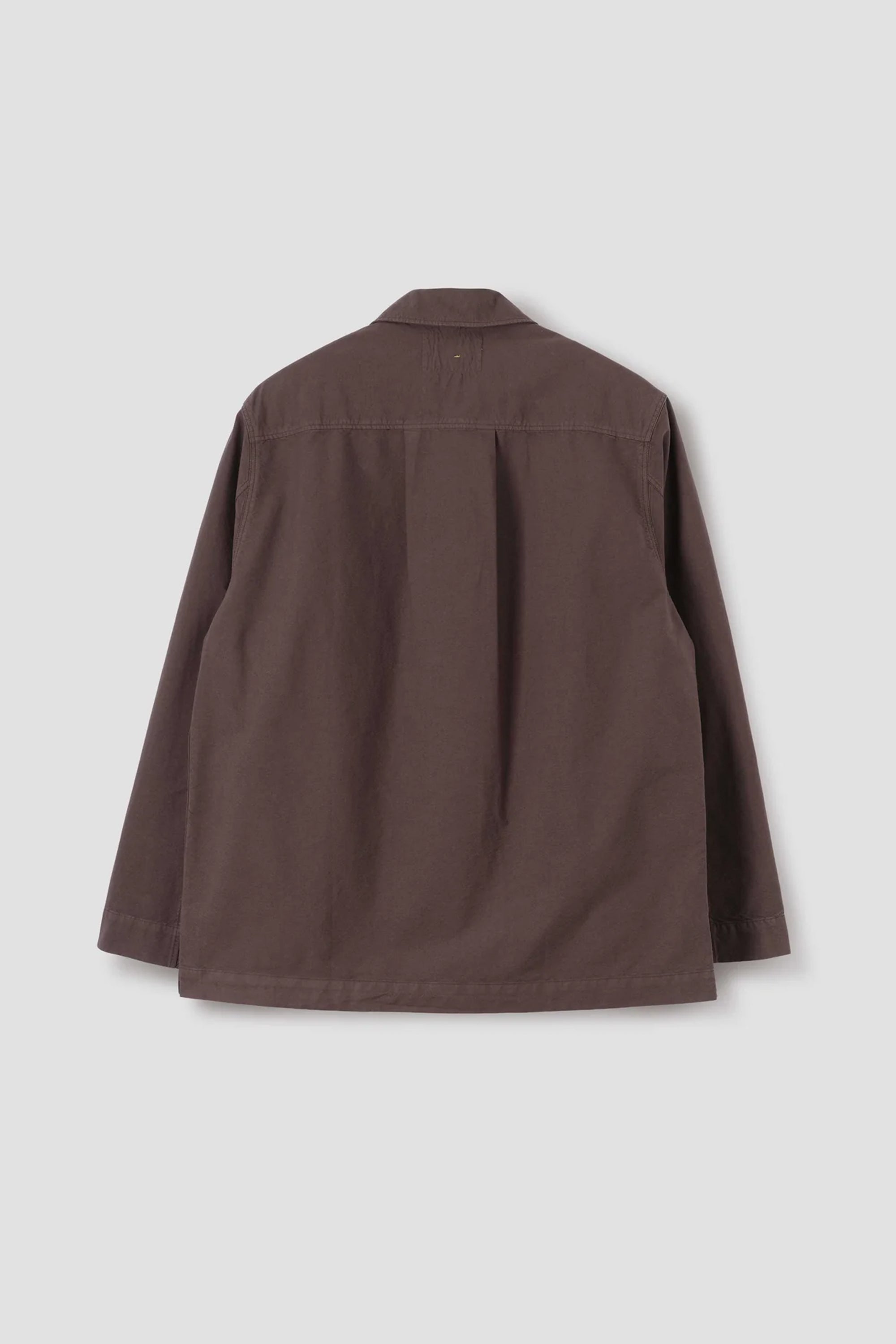 Long Sleeve Half Zip Pull On Shirt Cotton Canvas Shirting Earth_5