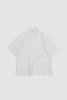 SPORTIVO STORE_Offset Placket Polo Textured Cotton White