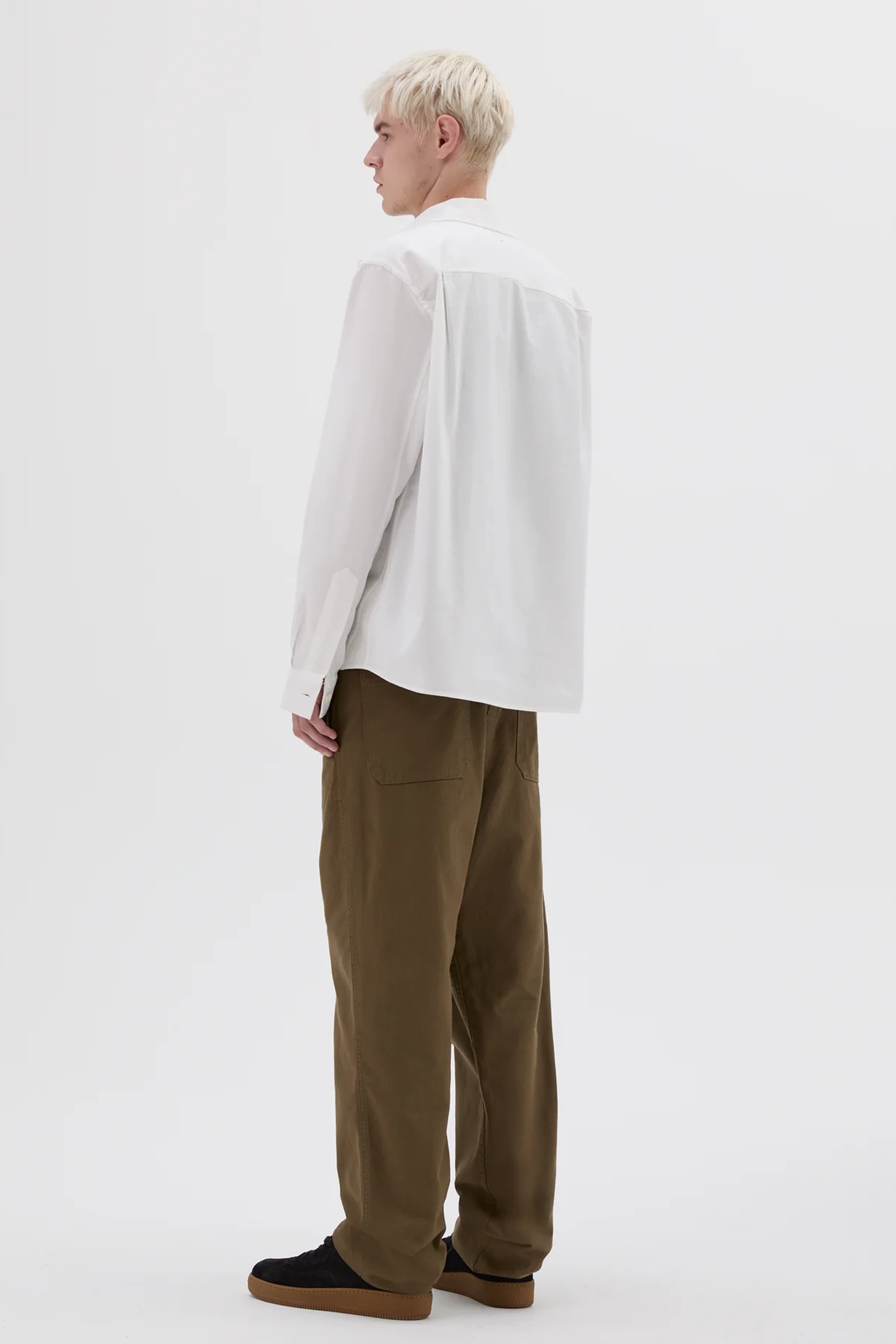 SPORTIVO [Overall shirt textured cotton off white]