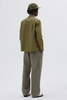 SPORTIVO STORE_Overall Shirt Washed Cotton Poplin Khaki Green_4