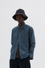 SPORTIVO STORE_Overall Shirt Washed Cotton Poplin Mineral Blue