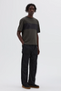 SPORTIVO STORE_Panel T-Shirt Light Cotton Jersey Assam/ Off Black_3