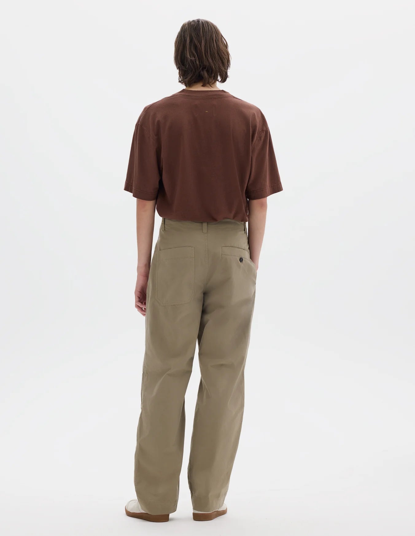 Parachute Trouser Crisp Cotton Poplin Mouse