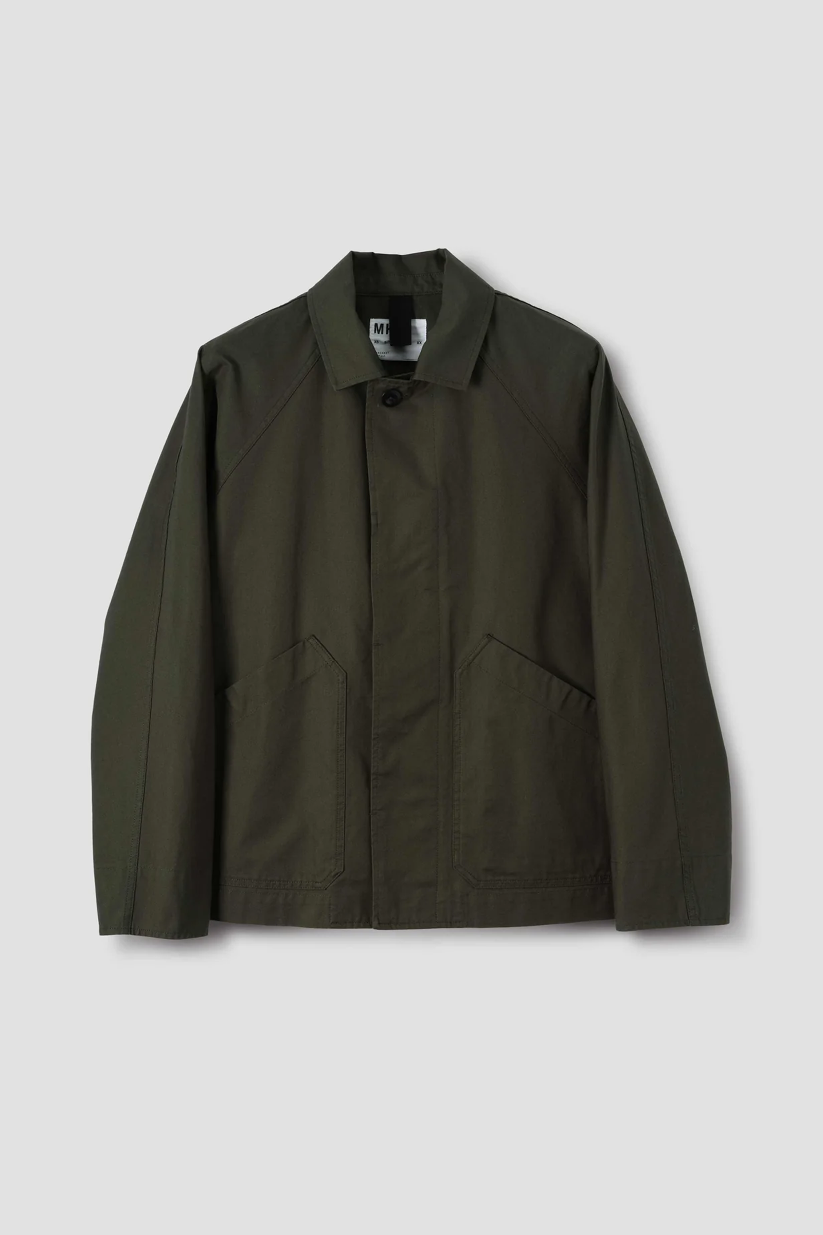 ジャケット・アウター MHL LIGHTWEIGHT COTTON CANVAS MHL. JAPANESE COTTON CANVAS 3BUTTON JACKET 180OLIVE〔メンズ