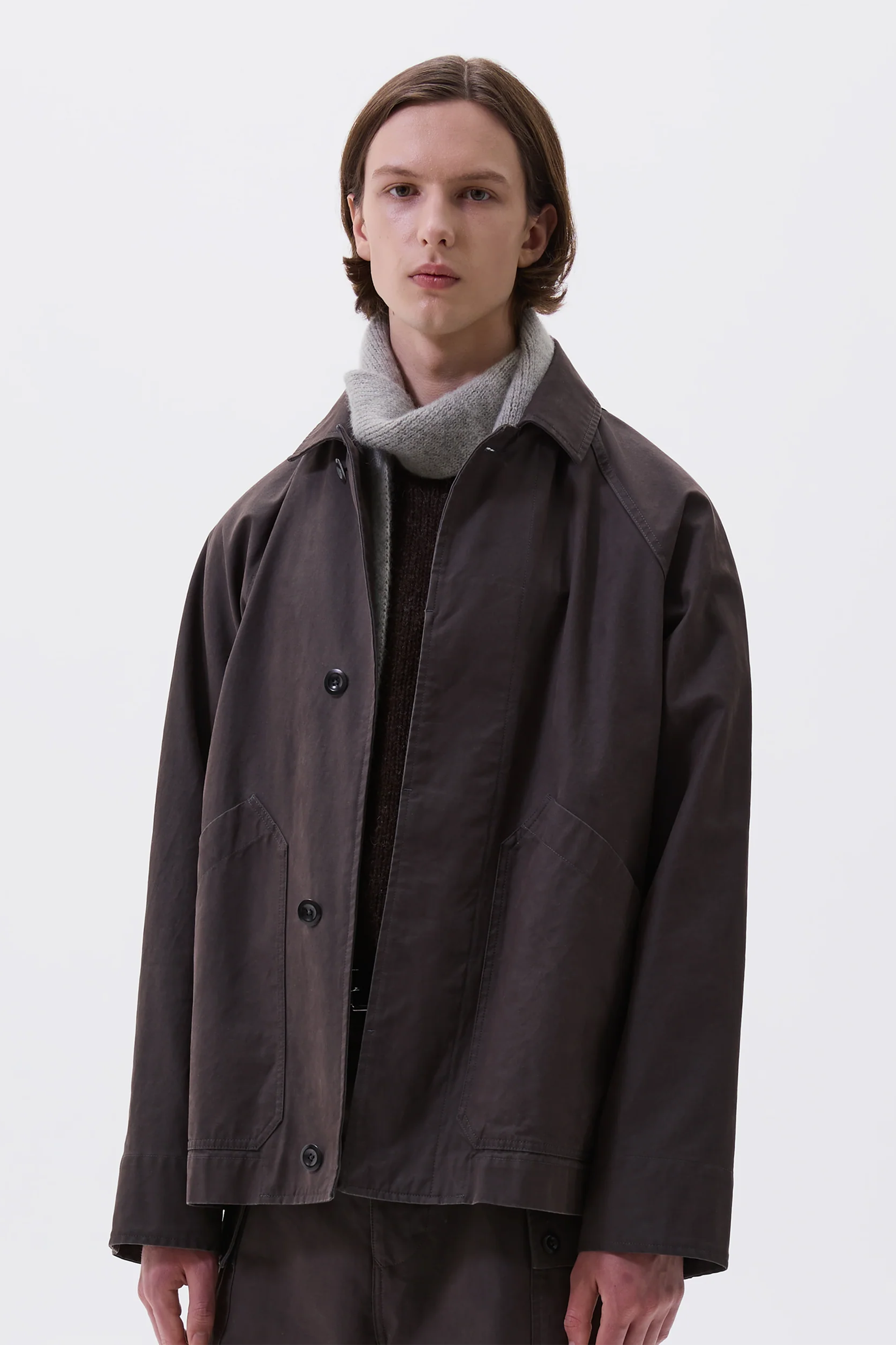 ジャケット・アウター 24AW BLUEFACED WOOL CHECK JACKET 3 Bluefaced Wool Check Jacket in Charcoal