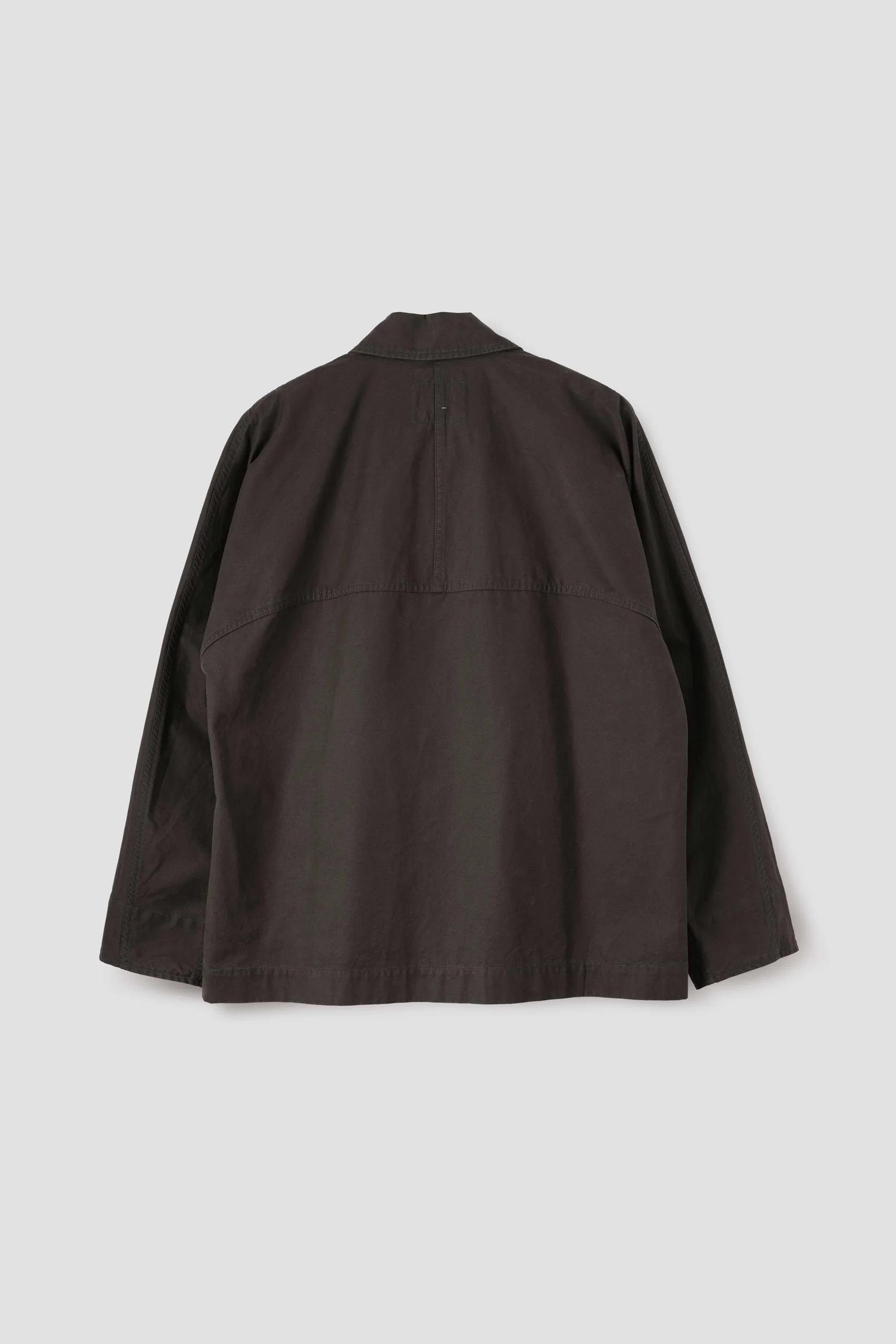 Raglan Jacket Plain Cotton Drill Ebony_5
