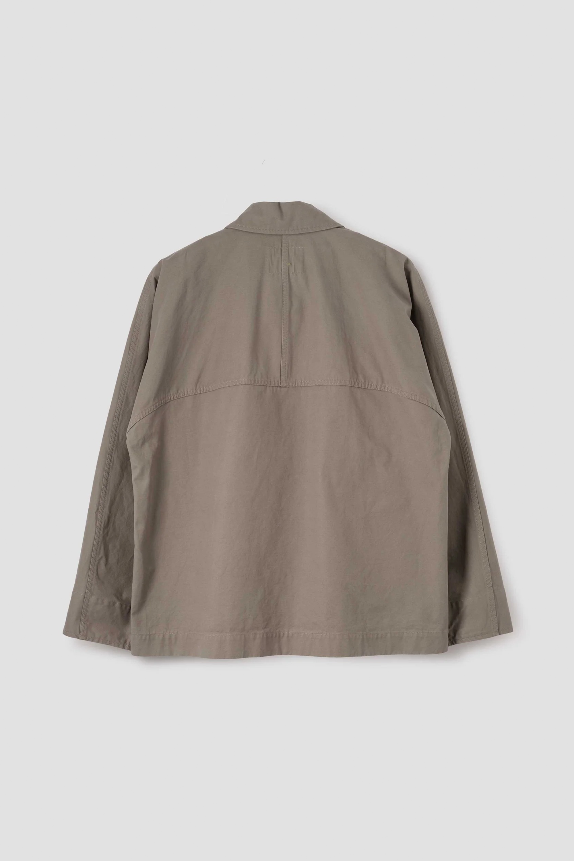Raglan Jacket Plain Cotton Drill Taupe_5