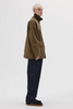 SPORTIVO STORE_Rib Knit Jacket Soft Cotton Drill Khaki Green_3