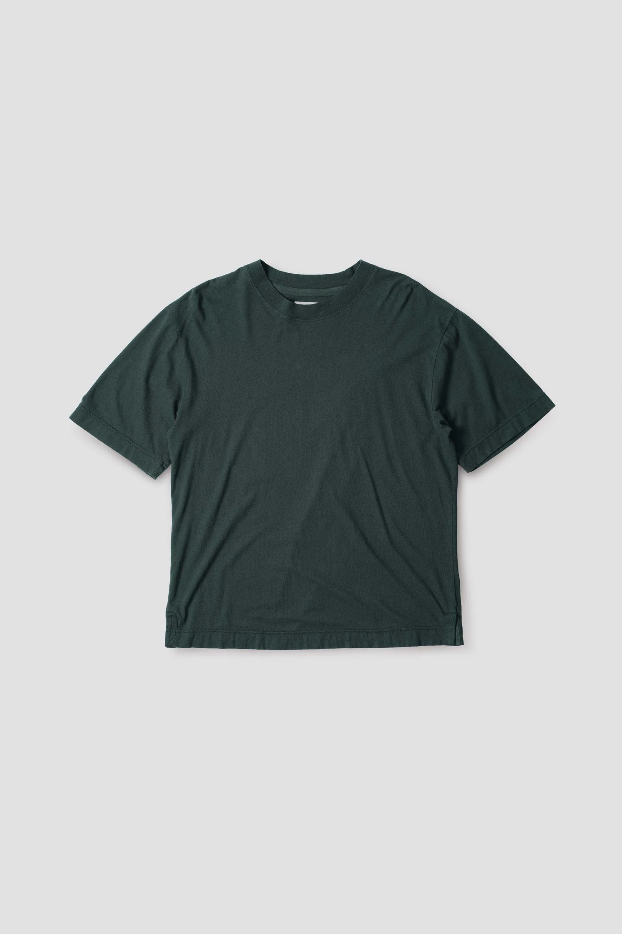 Simple T-Shirt Organic Cotton Linen Jersey Algae_4