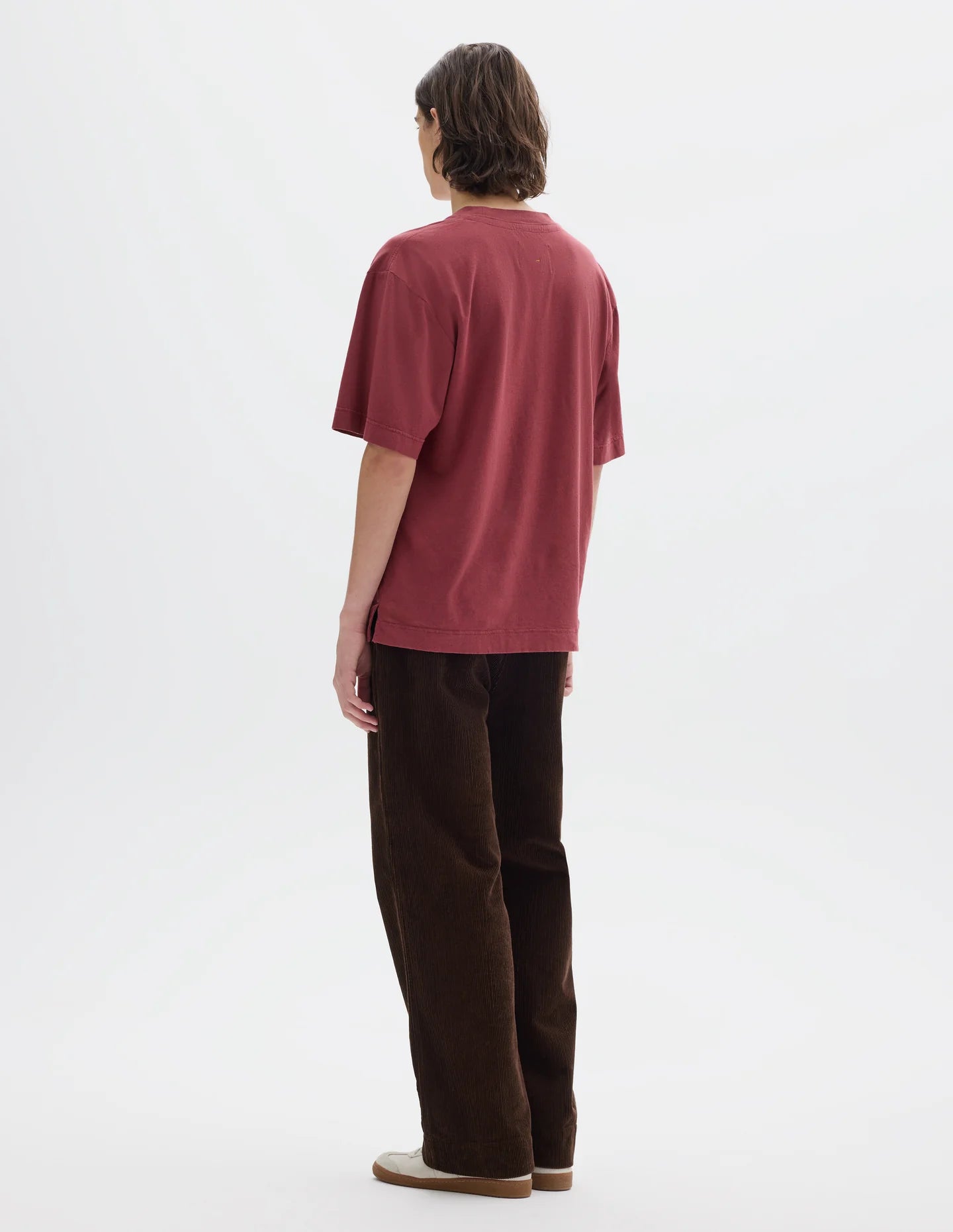 Simple T-Shirt Organic Cotton Linen Jersey Berry