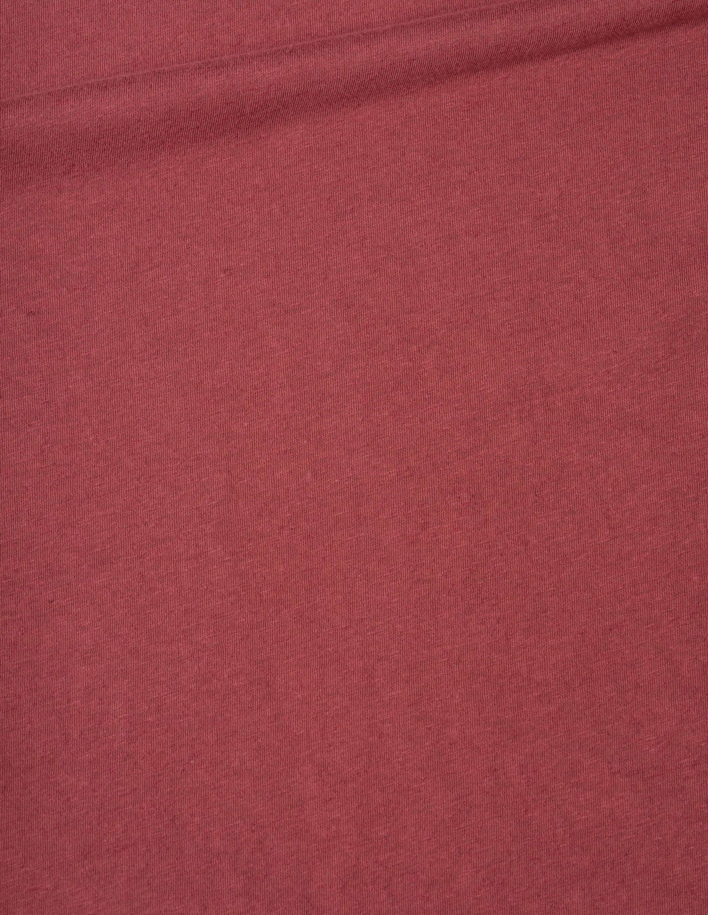 Simple T-Shirt Organic Cotton Linen Jersey Berry_6