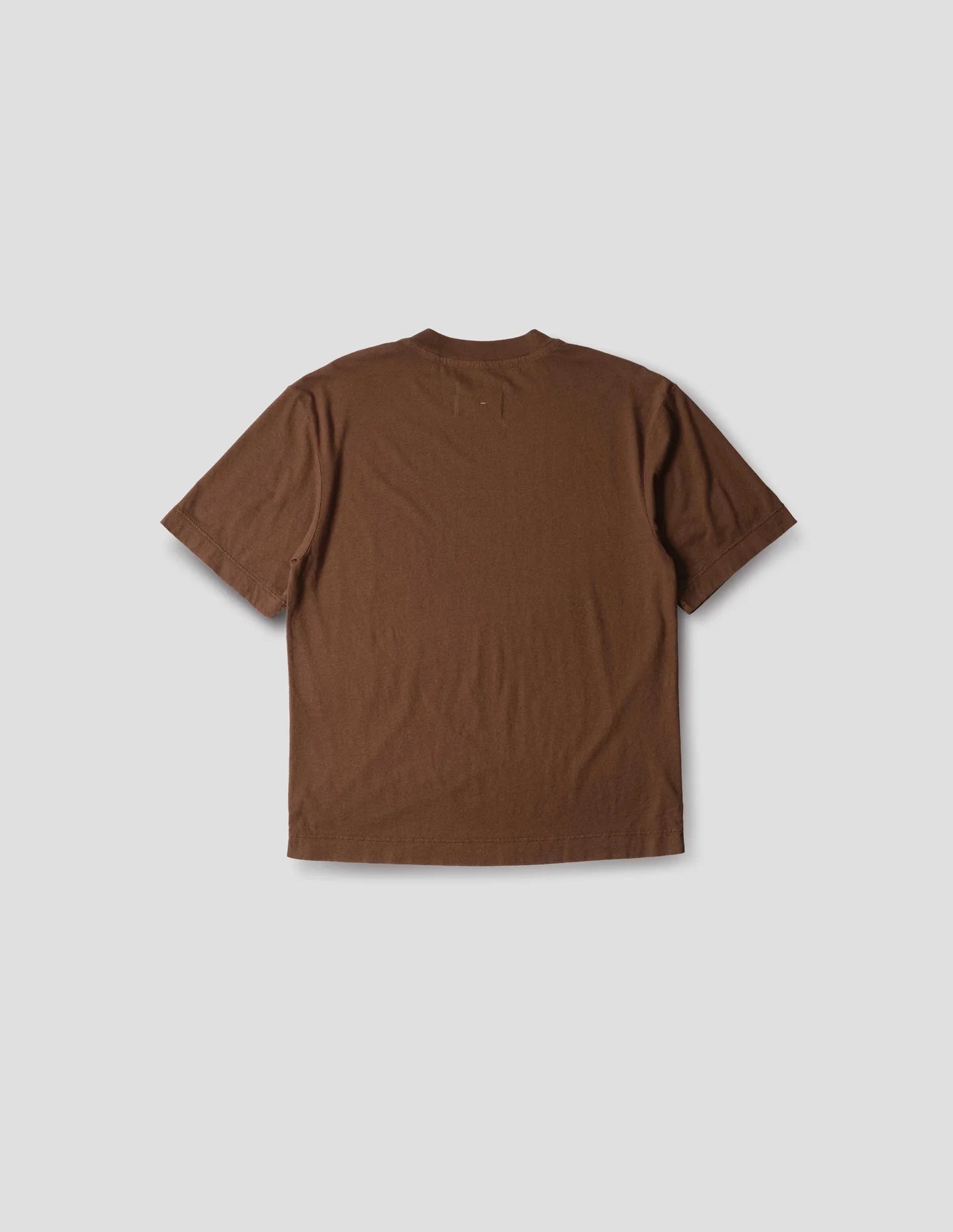 Simple T-Shirt Organic Cotton Linen Jersey Chestnut_5