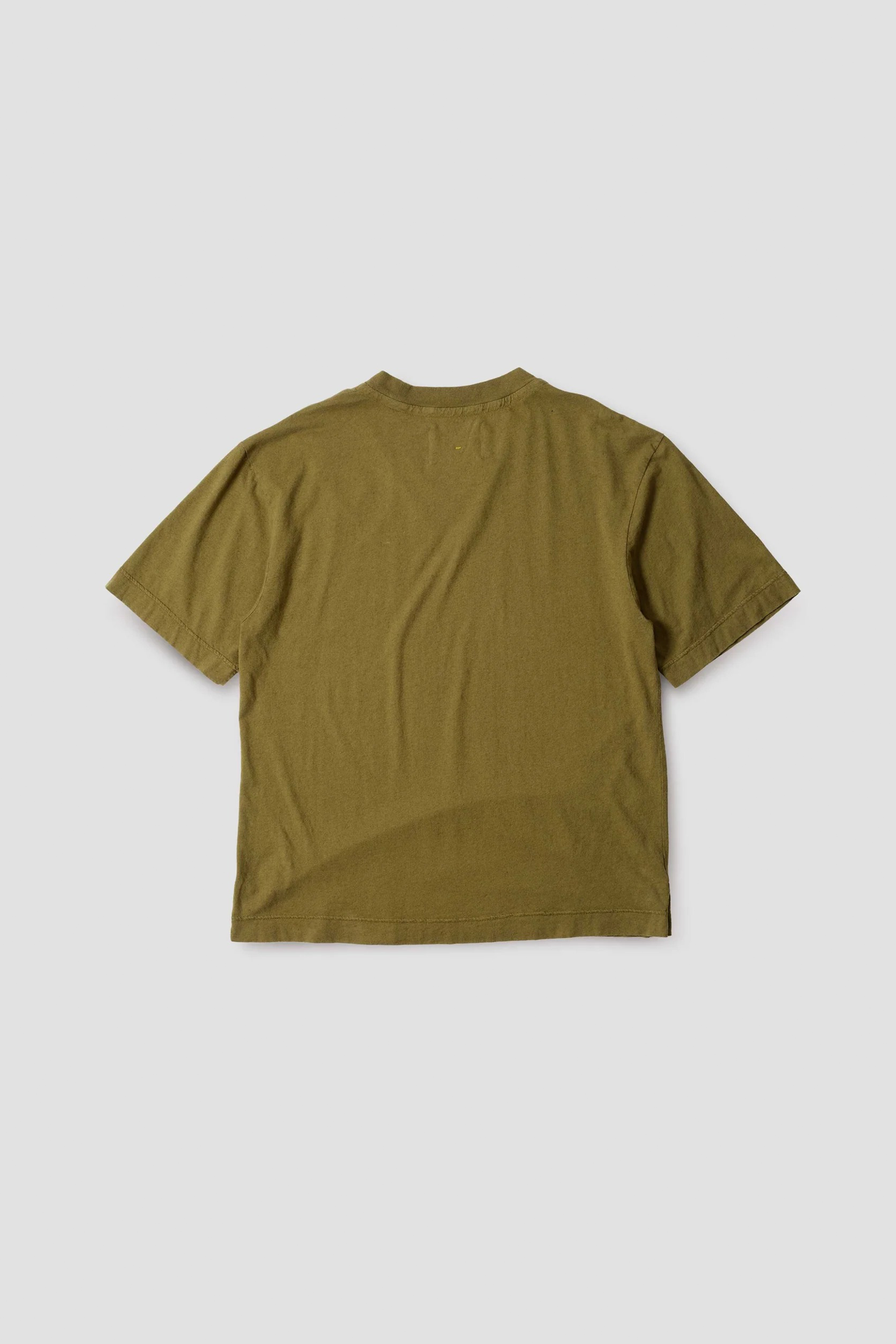 Simple T-Shirt Organic Cotton Linen Jersey Moss_5