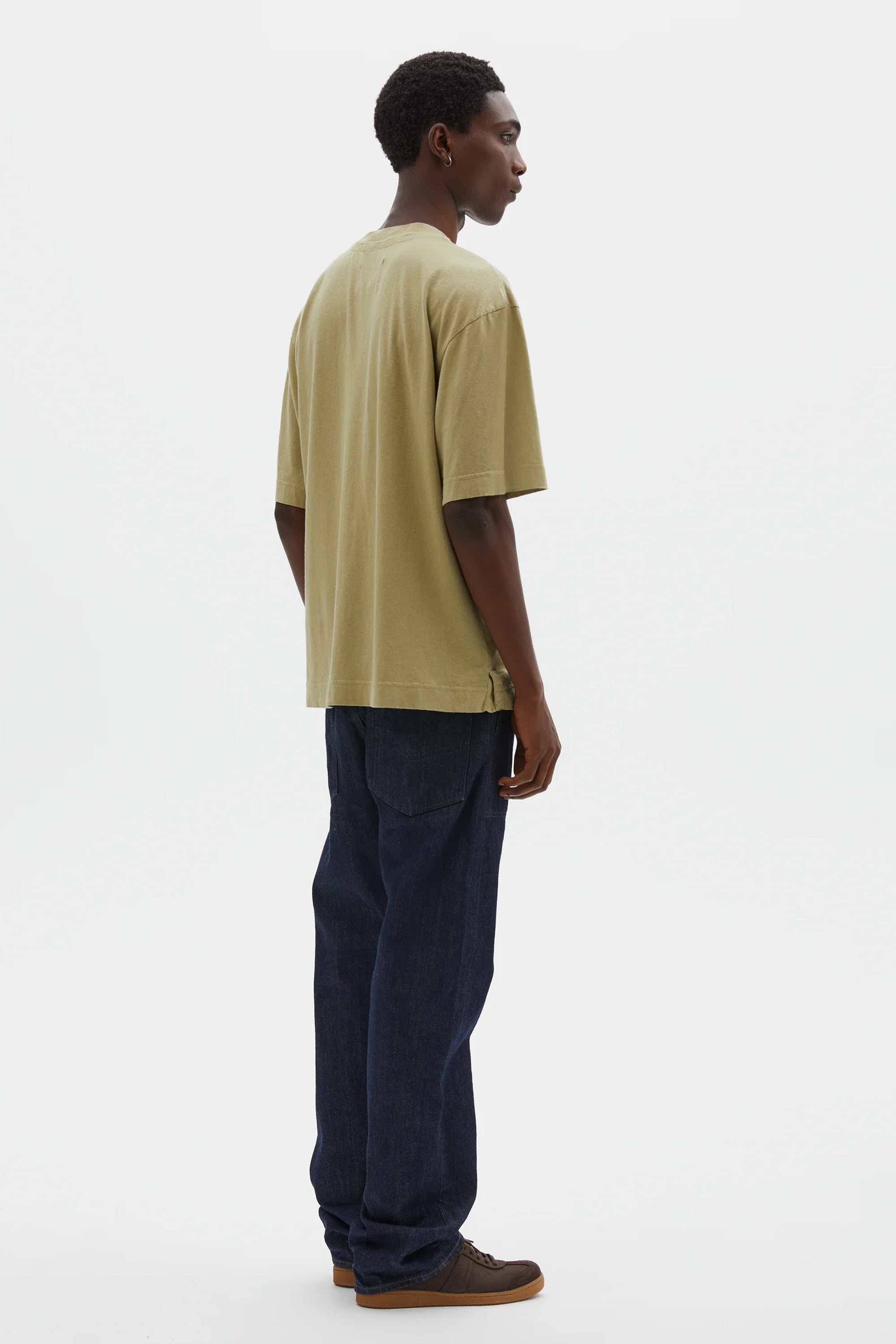 Simple T-Shirt Organic Cotton Linen Jersey Pale Green_3