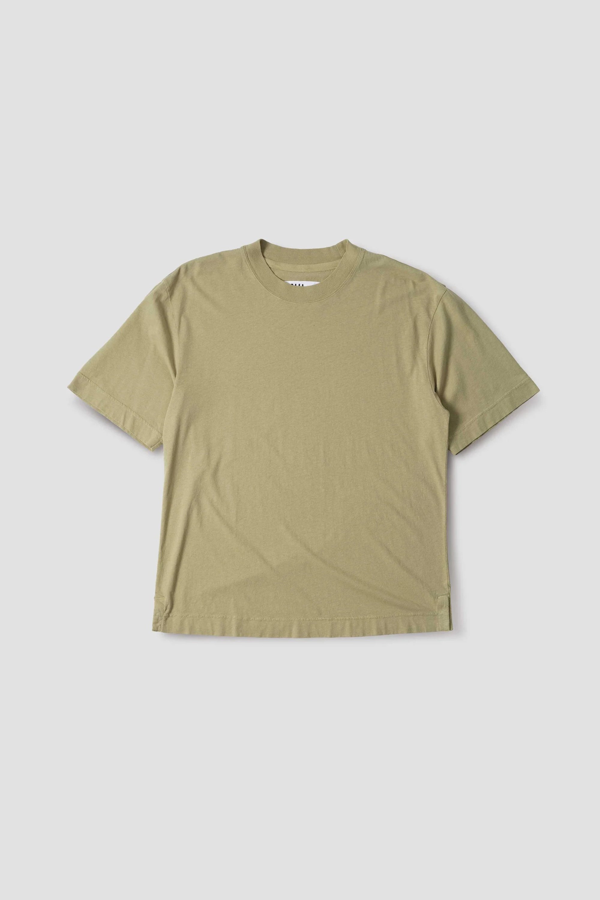 Simple T-Shirt Organic Cotton Linen Jersey Pale Green_4