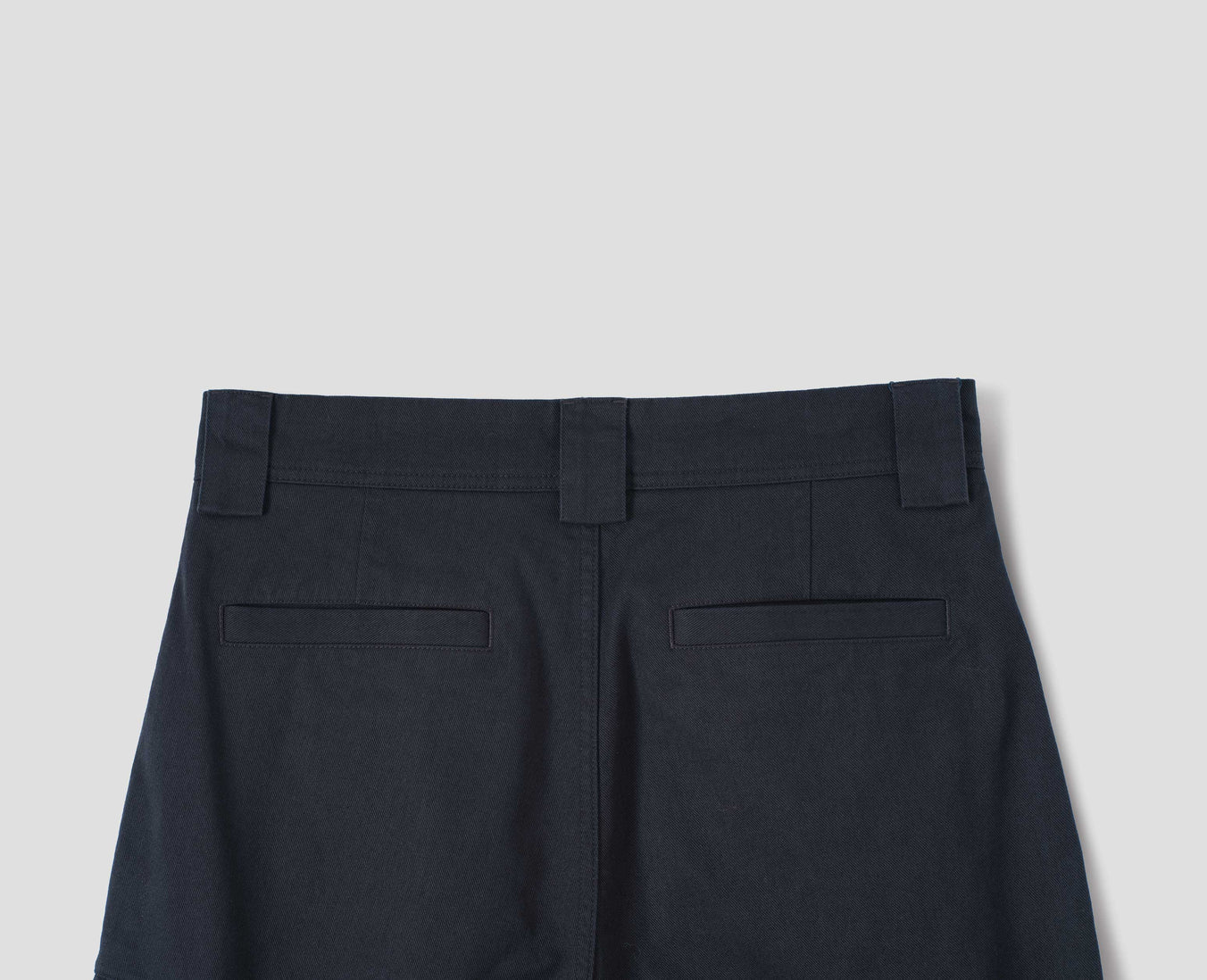 Single Pocket Cargo Trousers Soft Cotton Drill Ink