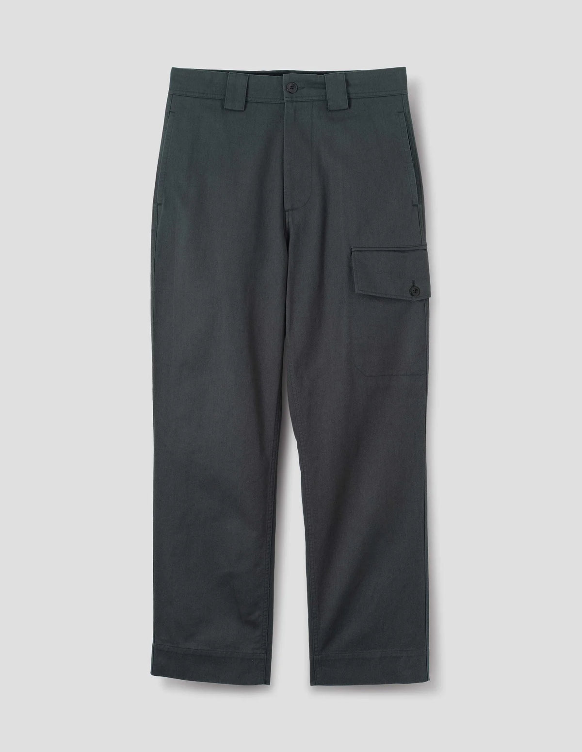 Single Pocket Cargo Trousers Soft Cotton Drill Storm_3