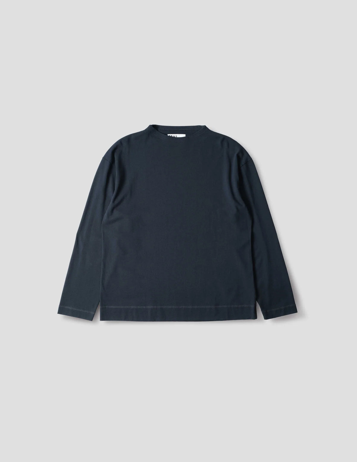 Smock Neck T-Shirt Light Cotton Jersey Ink_4