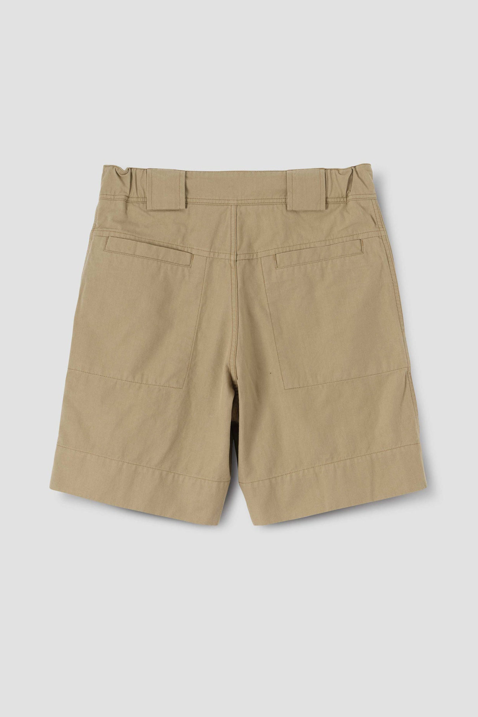 Sport Shorts Irregular Cotton Drill Oat_4