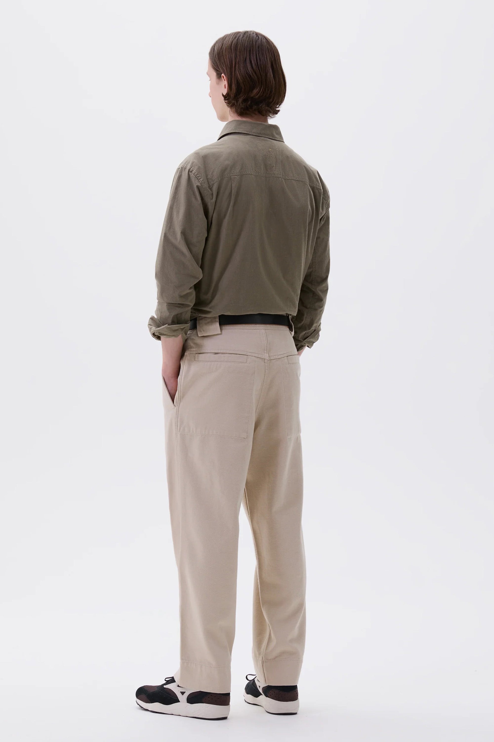 Sports Trousers Cotton Wool Drill Bone_1