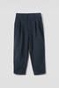 SPORTIVO STORE_Stitch Pleat Trouser Tough Cotton Twill Dark Ink_4