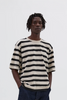 SPORTIVO STORE_T-Shape Matelot Cotton Hemp Jersey Natural/ Black