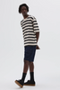 SPORTIVO STORE_T-Shape Matelot Cotton Hemp Jersey Natural/ Black_3