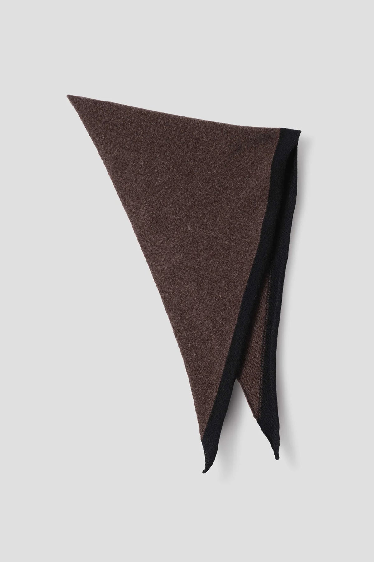 Tipped Scout Scarf Lambswool Chocolate/ Black_3
