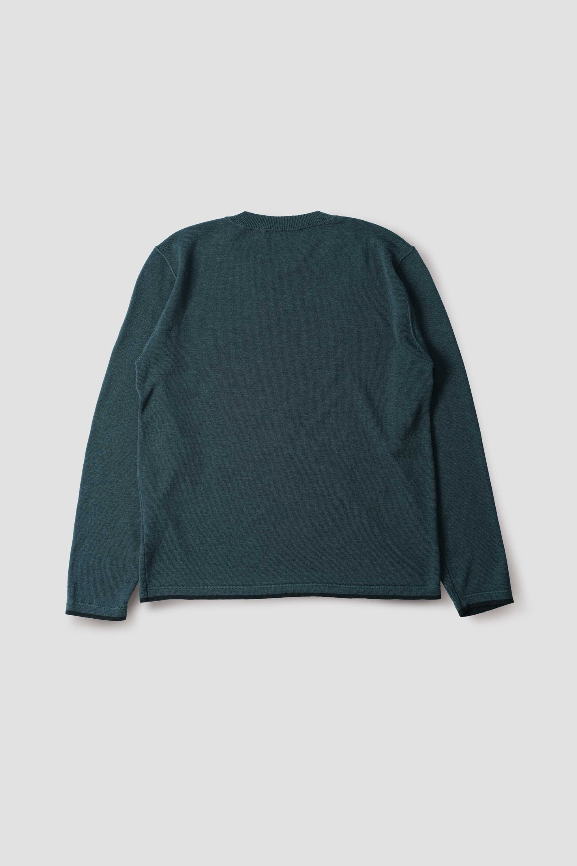 Tipped Thermal Fine Merino Wool Algae_5