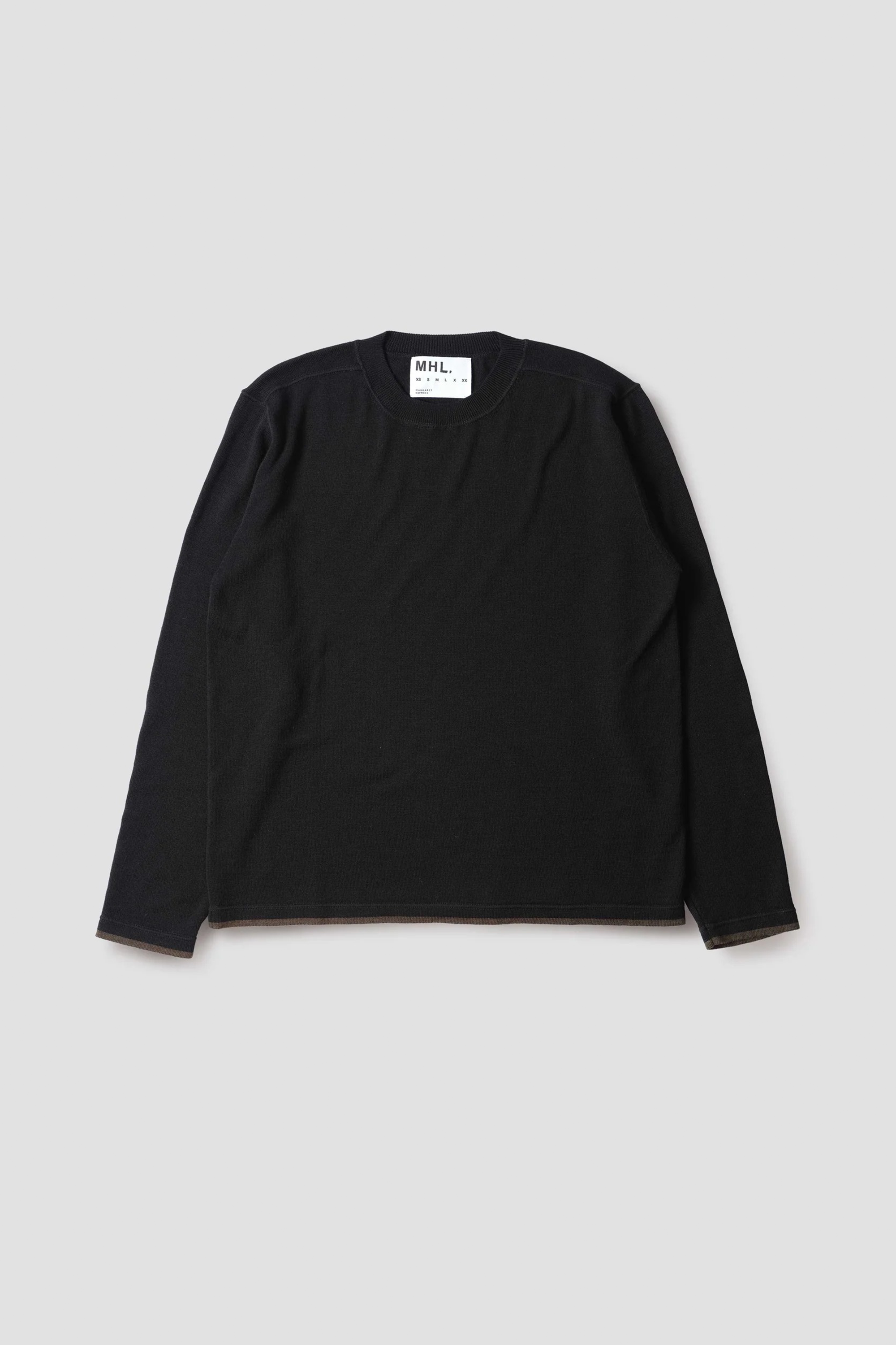 Tipped Thermal Fine Merino Wool Black_4