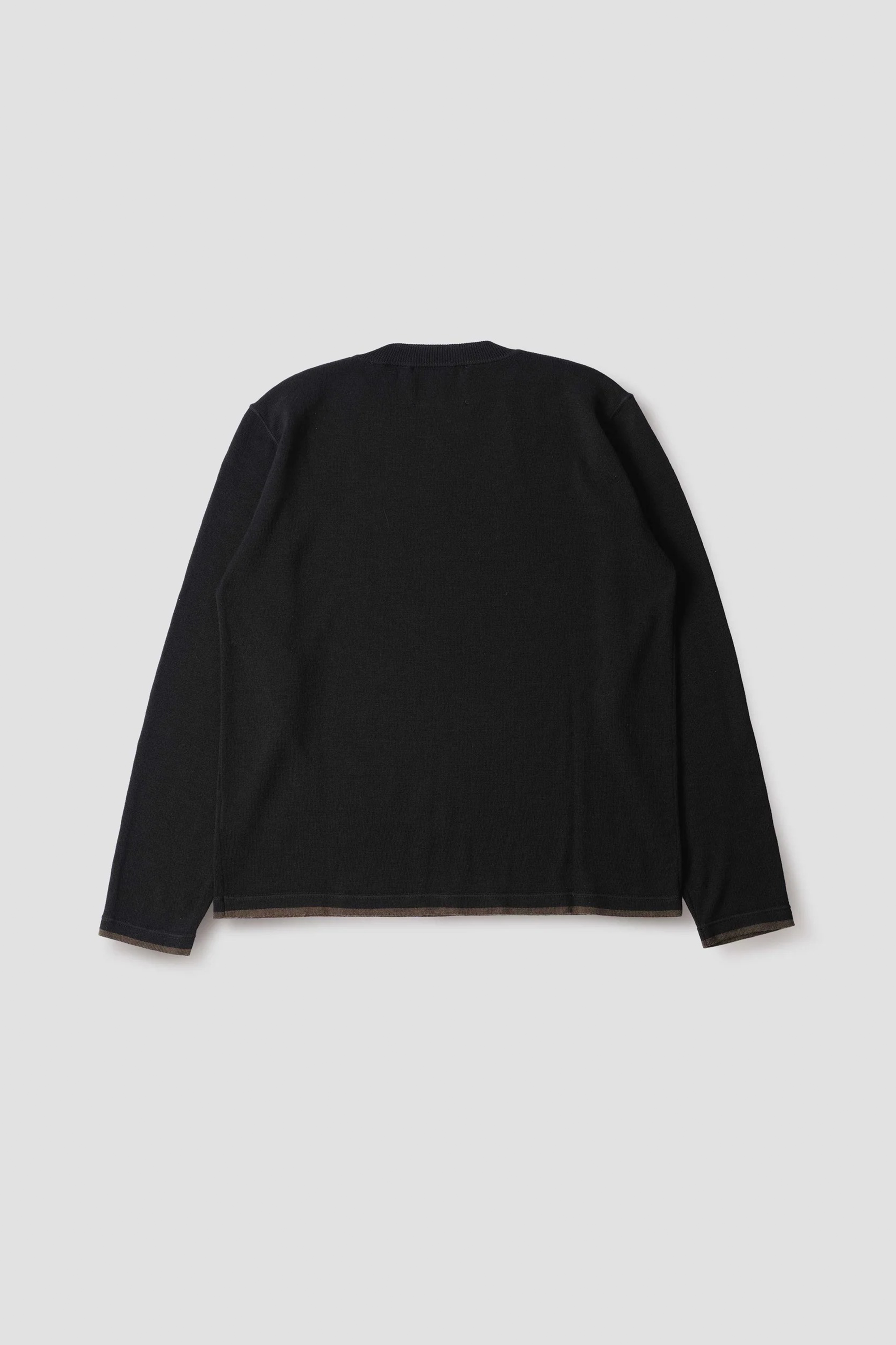 Tipped Thermal Fine Merino Wool Black_5