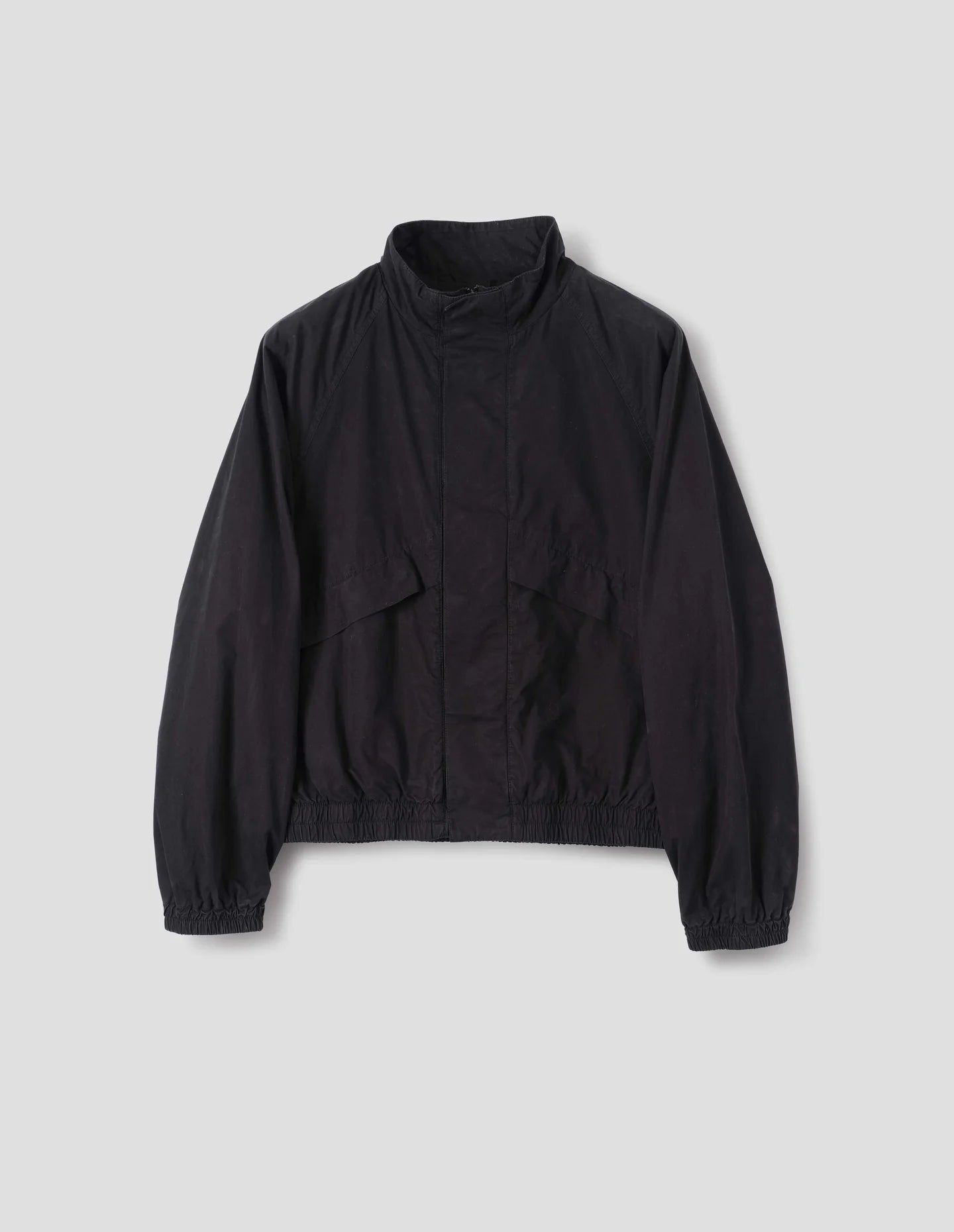 Track Jacket Crisp Cotton Poplin Black_6
