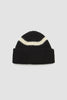 SPORTIVO STORE_Two Colour Beanie British Merino Black/Ecru_5