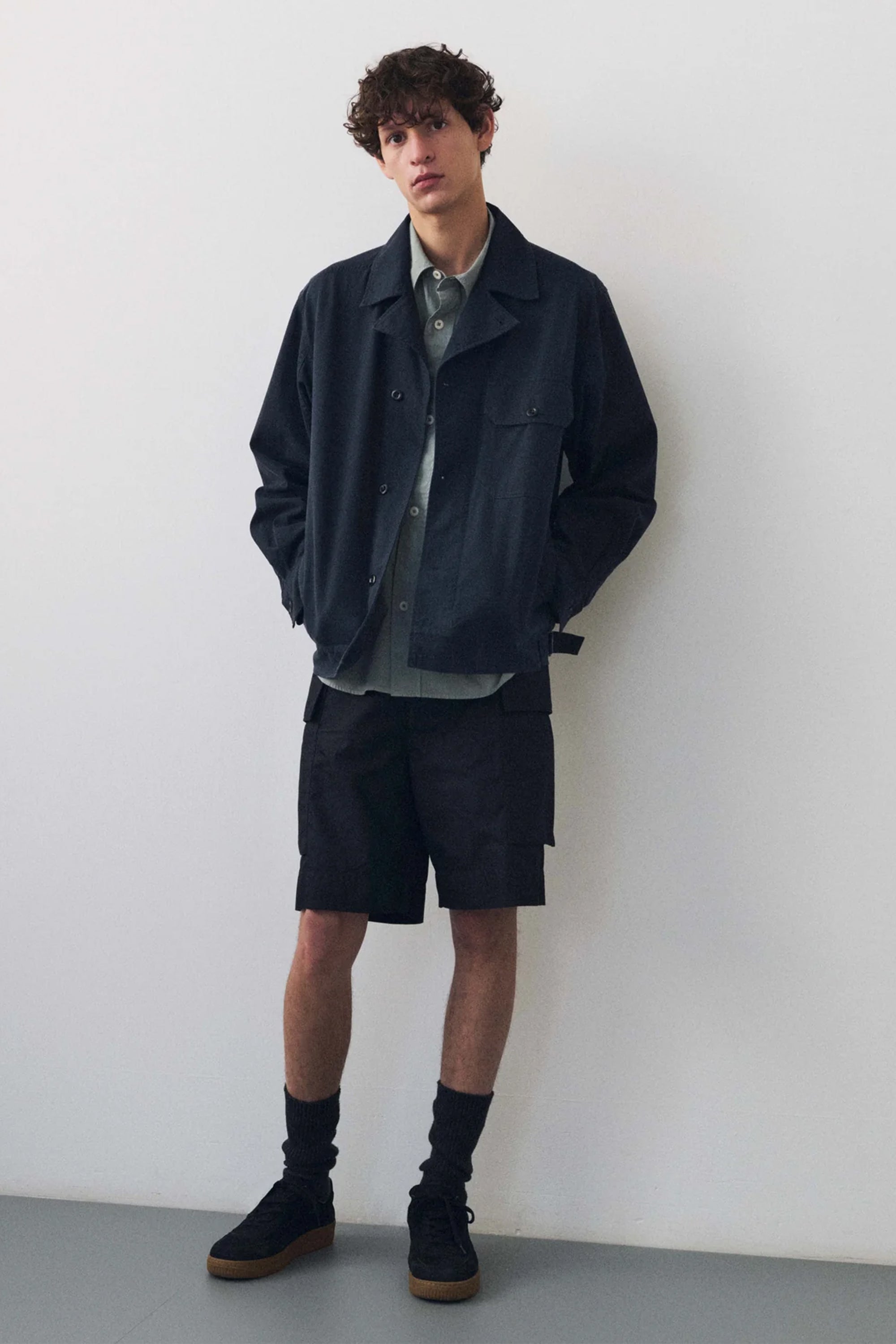 SPORTIVO [Library duffle coat heavy wool navy]