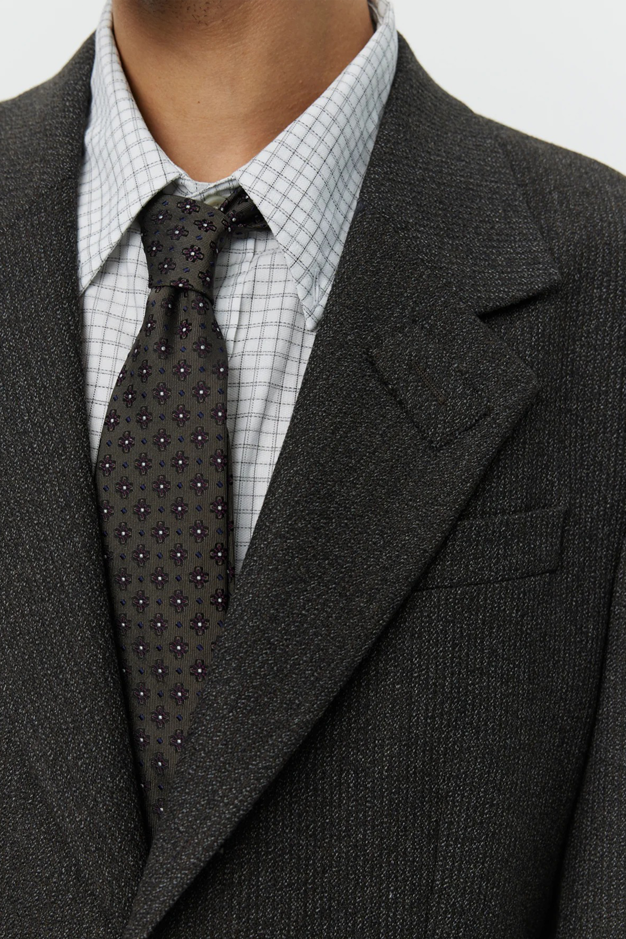 Banquet Tie Floral Jacquard